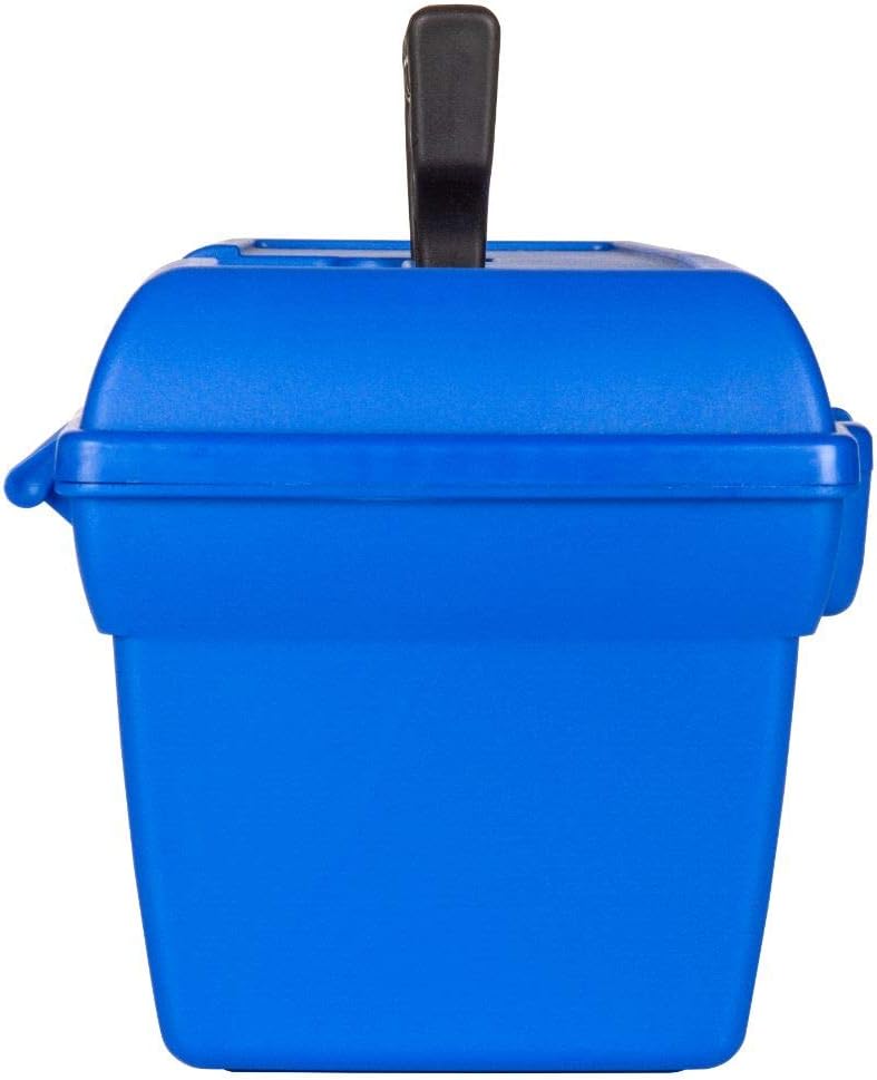 Flambeau Outdoors 6009TD Lil' Brute Tackle Box - Fishing Tackle Organizer With Lift-Out Tray, Portable Tackle and Gear Storage, Blue - Image 4