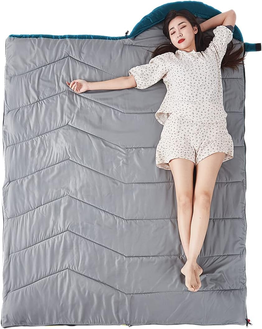 Sleeping Bag 4 Seasons Adults & Kids for Camping Hiking Trips Warm Cool Weather,Lightweight and Waterproof with Compression Bag,Indoors Outdoors Activities - Image 6