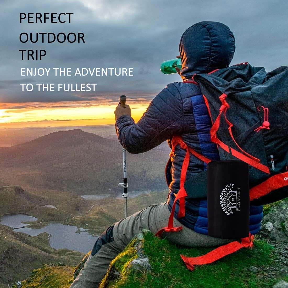 Sleeping Bag 4 Seasons Adults & Kids for Camping Hiking Trips Warm Cool Weather,Lightweight and Waterproof with Compression Bag,Indoors Outdoors Activities - Image 7